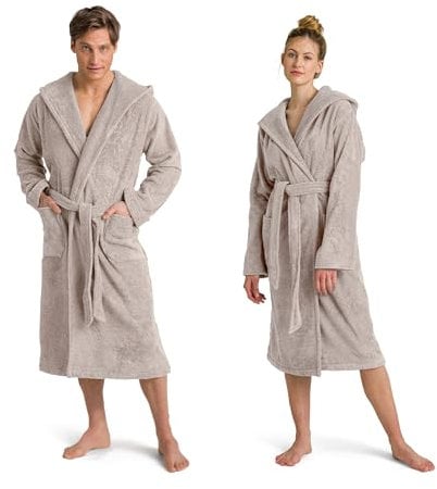 Möve Superwuschel Kapuzenmantel, Bademantel, Größe XS, Cashmere
