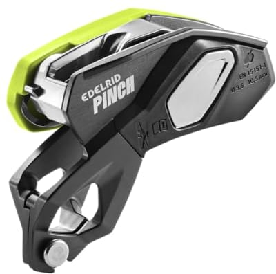 EDELRID Unisex – Erwachsene Pinch Halbautomat, Anthracite-Oasis (815), 000