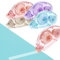 Aster 4Pcs Double Sided Tape Dispenser, 32m Scrapbook Tape Runner Glue Tape Roller, Double Sided Adhesive Tape Crafts Scrapbooking Supplies for Kids and Adults(8m x 8mm)
