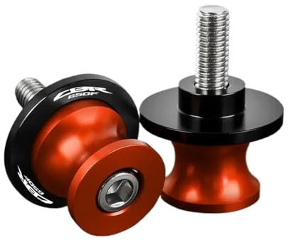 HGFNGOPS Motorrad MontagestäNder Für Honda CBR650F 2014 2015 2016-2022 2023 2024 8MM Zubehör Schwinge Spulen Slider Hinten Ständer Schrauben (Farbe : ORANGE)