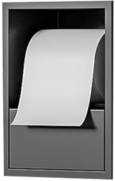 Stainless Steel Shower Niche with Removable Door - Gray Single Toilet Niche for Home Improvement - Embedded Bathroom Shelf Recess for Wet Rooms - Lightweight Storage Solution