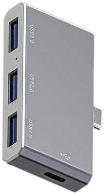 Docking Station Double Monitor,TYPE-C 4-in-1 Laptop Docking Station | Portable Multifunctional USB C Double Monitor For -Computer, Phone