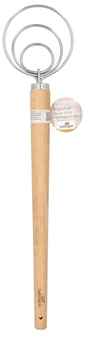 Birkmann, Teigrührer - L 34 cm - Holzgriff - Edelstahlspulen