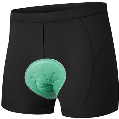 ZesiikLvie Fahrrad Unterwäsche Herren Fahrradhose Herren Gepolstert 3D Sitzpolster MTB Unterhosen Radlerhose Atmungsaktive