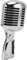 Oreilet Old Fashioned Vintage -Mikrofon, Klassisches Retro -Dynamik -Vokalmikrofon, Retro -Cardioid -Mikrofon mit XLR -Kabel, Ideal für Live -Performance, Studioaufnahme, Bühne (Silver)