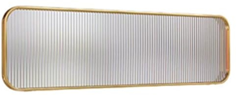 WLCNYL Tischteiler aus Edelstahl, Halbpaneele, dekorative Trennwand für Restaurants, Bars und Büros, 40 x 120 cm, stilvoller Raumteiler für Essbereiche