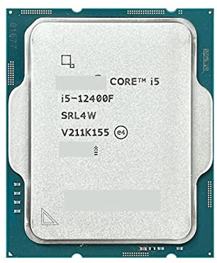 c I5-12400F I5 12400F 2.5 GHz 6-Core 12-Thread CPU Processor 10NM L3=18M 65W LGA 1700 But Without Cooler
