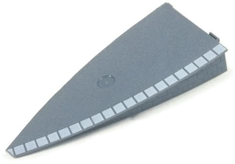 Hornby R464 OO Gauge Platform Ramp, Model Train Accessories for Adding Scenery, Dioramas, Woodland, Buildings and More to 00 Gauge Model Railway - 1:76 Scale, Grey