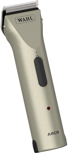 Wahl Professional Animal Arco Pet, Dog, Cat, and Horse Cordless Clipper Kit, Champagne (8786-452)