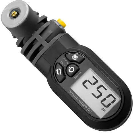 Topeak Uni Präzisions-digital Manometer SmartGauge D2 Druckluftprüfer, Grey, One Size