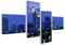 islandburner Bild Bilder auf Leinwand Frankfurt 4L XXL Poster Leinwandbild Wandbild art up your life ®