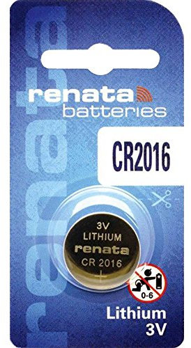 Renata CR2016 Button Cell Battery 3V / Pack of 4