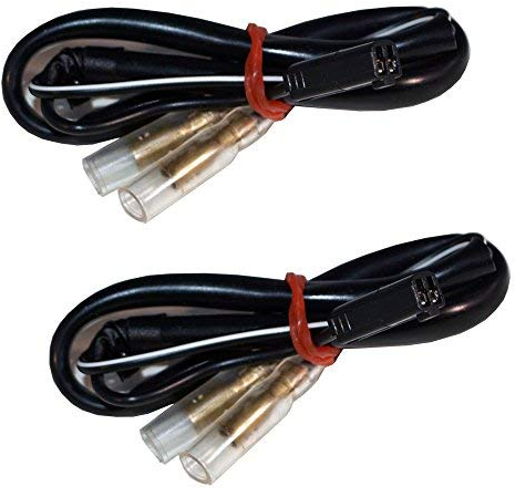 Germany Motorsports Motorrad Blinker Adapter Kabel für Blinkerwechsel Blinkerkabel für LED Halogen (Suzuki, 1 Paar)