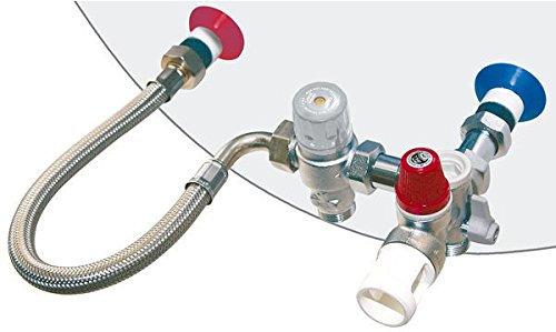 Kit de sécurité pour chauffe-eau électrique vertical - avec groupe siège inox