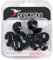 Precision Herren Fb860 Fußball-Ohrstecker-Set, ultraflach, Gummi, 1 Stück, Einheitsgröße