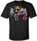 VIPwees, High On Maiden, Mens Musician Caricature Organic Cotton T-Shirt Black