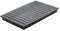 CEMO 8077 PE-Auffangwanne flach mit verzinktem Stahl Gitterrost, schwarz, 30 L