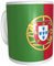 YONACREA - Mug Tasse - Drapeau Portugal avec prénom personnalisé
