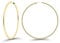 Creolen Gold 585 Echtgold 60 mm Damen Ohrringe Breite 2,5 mm Gelbgold 14k mit Geschenkbox