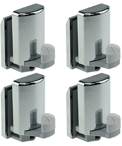 Türhaken für Duschtüren, verchromt, 4 Stück, YQ-1012