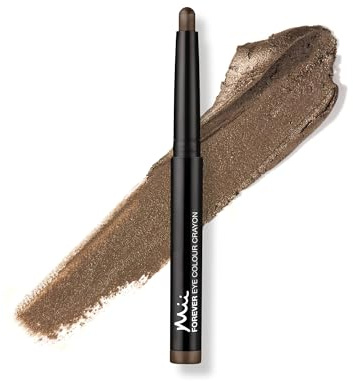 Mii Cosmetics Forever Eye Colour Crayon | Long-Lasting Cream Eyeshadow Stick | Highly Pigmented & Crease-Resistant | Multipurpose to Shape, Define, & Line Eyes | Metallic Antique Brown | Vintage