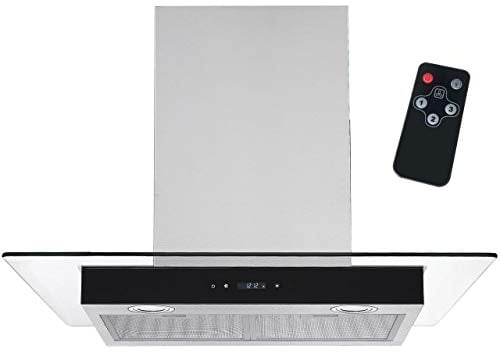 Syntrox Germany DH-210W-60 - Cappa aspirante con touch screen e telecomando, 60 cm