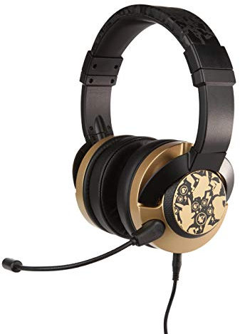 Pokemon Pikachu Gold Wired Gaming Headset/Headphones for Xbox, PS4, Nintendo Switch, PC, Mac, Mobile