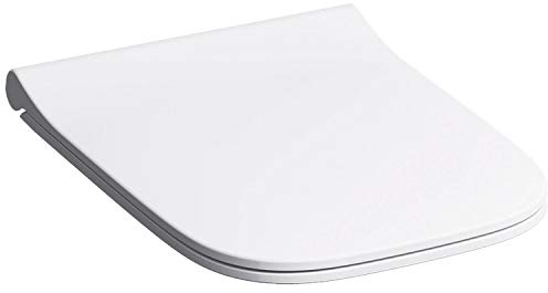 Geberit Smyle WC-Sitz Slim mit Deckel, Sandwich, antibakteriell, weiß, mit Absenkautomatik - 500.240.01.1