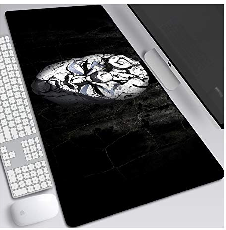 ITBT Mauspad JoJo's Bizarre Adventure XXL Gaming Mauspad, 900x400mm Anime Mousepad, Höchstmaß an Präzision, extra stark vernähter Rand, gummierte Unterseite, Desktop Computer, C