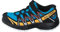 Salomon XA Pro 3D Climasalomon™ Waterproof (wasserdicht) Junior Kinder Trailrunning-Schuhe, Blau (Hawaiian Ocean/Cherry Tomato/Warm Apricot), 33 EU