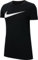 Nike Femme Park 20 T Shirt, Black/White, M EU