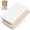 mimaDu - 2er Set Spannbettlaken GOTS 100% Bio-Baumwolle 90x40 cm auch für 80x50, 80x45, 80x53, 90x45, 40x90 - Spannbetttücher für Beistellbett & mittlere Babybetten - Baby Baumwoll-Bettlaken eckig