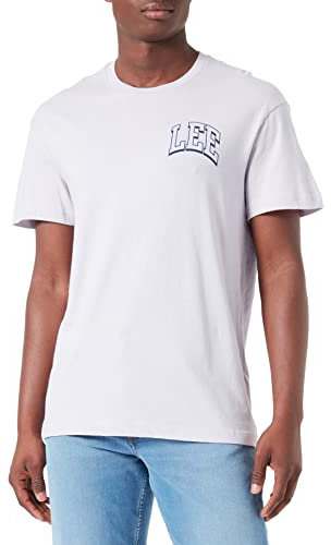 Lee Men's Varsity Tee T-Shirt, Misty Lilac, Small