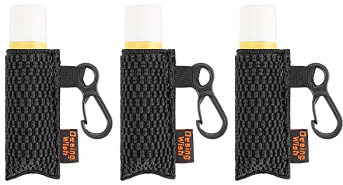 Design Wish Chapstick Halter Lippenstift Schlüsselanhänger Halter mit elastischem Ärmel und Clip Tragbarer Ansteckbarer Lippenbalsam-Halter Schlüsselanhänger für Schule/Reisen/Geschenk