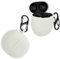 kwmobile Case Compatible with Google Pixel Buds Pro Case - Silicone Cover Holder for Earbuds - White