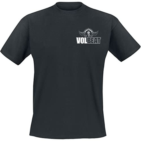 Volbeat Pocket Print Männer T-Shirt schwarz L 100% Baumwolle Band-Merch, Bands, Nachhaltigkeit