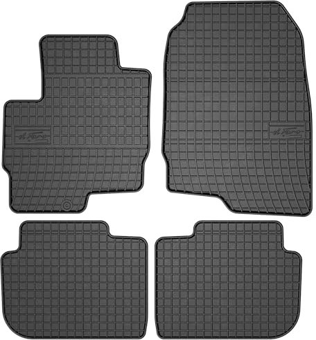 SMK Gummimatten auto fußmatten Satz passend für Mitsubishi Colt VI 2008-2012 Erleben Sie einen neuen Standard des Reisens mit rutschfesten auto fussmatten - Mehrjahres- auto teppiche für alle Straßenv