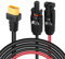CERRXIAN 6FT Solarstecker auf XT60-Adapter-Verlängerungskabel, 14AWG XT60-Stecker auf Solarpanel-Stromkabel für Batterie, Wohnmobil, tragbares Solarkraftwerk (Male)