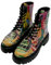 Women Vegan Leather Multicolor Long Boots - No More Drama Design