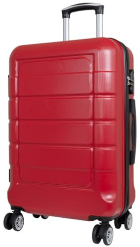 Warenhandel König Hartschalen Koffer Trolley Itzum - Farbe Rot - Gr. L