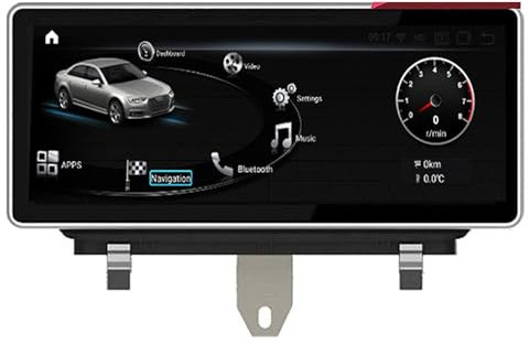 ZGYBDH Autoradio Android Doppio Din Navigatore Satellitare, per Au-di Q-3 2009-2015 Navigazione GPS Schermo Verticale da 10,25 Pollici DSP RDS Lettore Multimediale Ricevitore Video,4 + 64GB