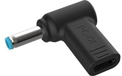 ADAPTADOR TIP CARGADOR CONCEPTRONIC USB-C A DC HP 4.5x3.0MM 18-20V