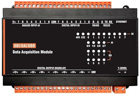 MB307D(II)-SE 8DI + 8AI + 8DO RS485 RS232 Modbus Rtu-Controller