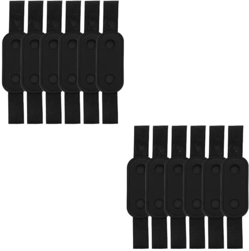 CAXUSD 12 Stk Stifteetui Mit Riemen Rosa Stifthalter Federmäppchen Mit Großem Fassungsvermögen Stationärer Organizer Druckbleistift Süßer Stifthalter Für Den Schreibtisch Bausatz Black Pu