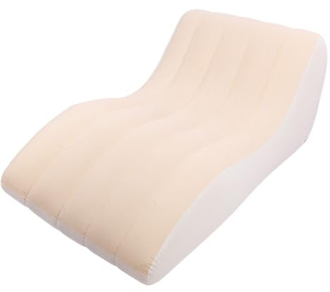 Depisuta Aufblasbarer Sofa-Luftsessel, Tragbares Sofa, PVC-Freizeitliege, Ergonomisches Luft-Schlafsofa Lazy Lounger-Stuhl, Aufblasbare Chaiselongue für Picknicks Im Innen- und