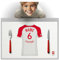 Stuttgart Fanartikel Tischset - PERSONALISIERTES Geschenk, passend für Stuttgart Fans, Geschenk Jungen, Fussball Männergeschenke Stuttgart Trikot Geburtstag Weihnachten Platz-Set TS24DEDE