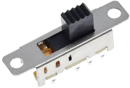 10 Pz SS23E04 Doppio Interruttore A Levetta 8 Pin 3 file 2P3T DP3T Maniglia alta 5mm piccolo interruttore a scorrimento