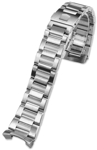 XIRIXX 22-mm-Edelstahlarmband für Tag Heuer CARRERA Arc End-Armbandarmband, Deployment Man-Uhrenarmband