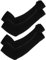 Yolev 2 Paar Eisseide Ärmel Sonnenschutz Ärmelschoner Schwarz UV Armschutz Ärmlinge Armsleeve Armstulpen Sommer mit Daumenlöchern Kühlung Armlinge für Damen Herren Fußball Basketball Golf