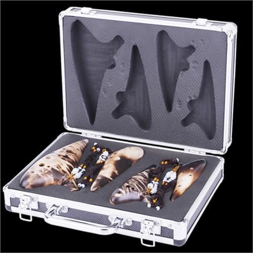 Anfängerprüfung Alto C High Pitch SC/SG/SF Okarina-Instrument, Vierteiliges Set Mit Koffer Professionelles Ocarina-Instrument